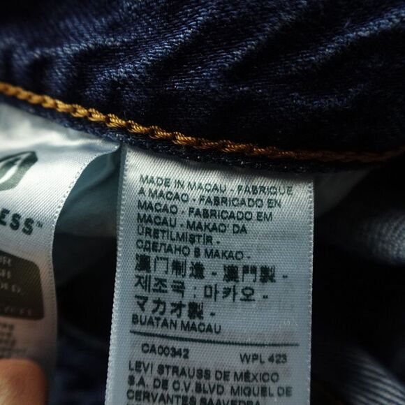 Levis Jeans Womens 25X29(26) Blue Denim Ribcage Straight Ankle Premium Casual - Picture 12 of 13